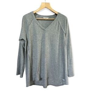 Wildfox Women’s Haley Brushed Grey Oversized Top, Large